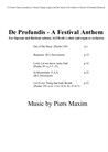 De Profundis - A Festival Anthem